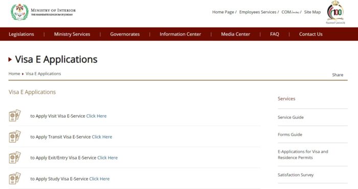 Jordan visa for Pkistani