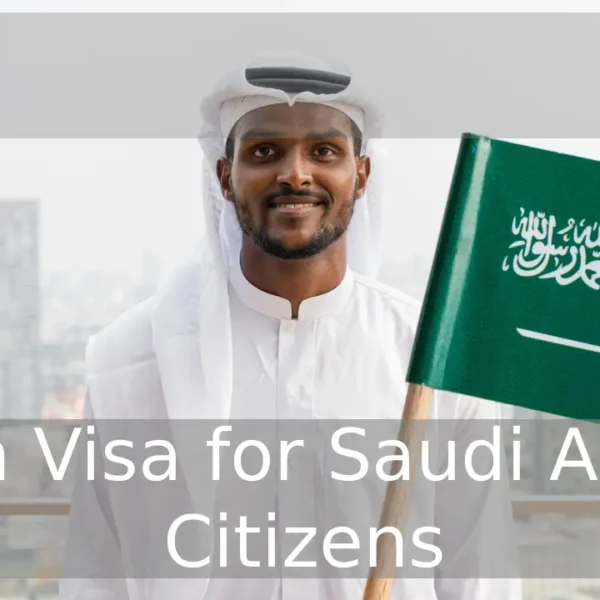 Jordan Visa for Saudi Arabian Citizens